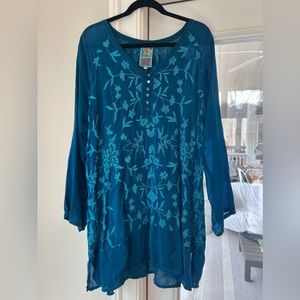 Johnny Was XL long sleeve dress or top